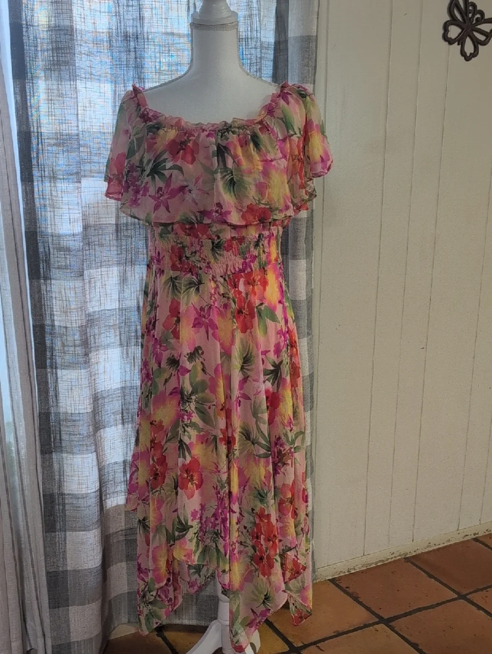 Rabbit Rabbit Rabbit Designs Floral Ruffle Dress. - Picture 2 of 8